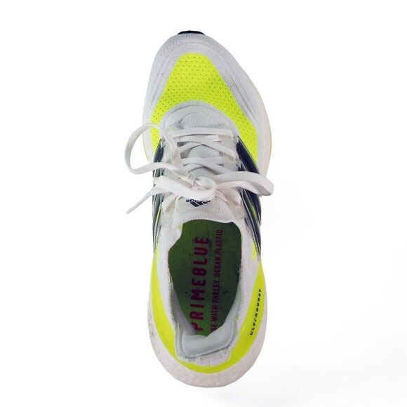 Adidas UltraBoost 21 'White Solar Yellow' Running Shoes FY0401 Women's 8 - Picture 9 of 12